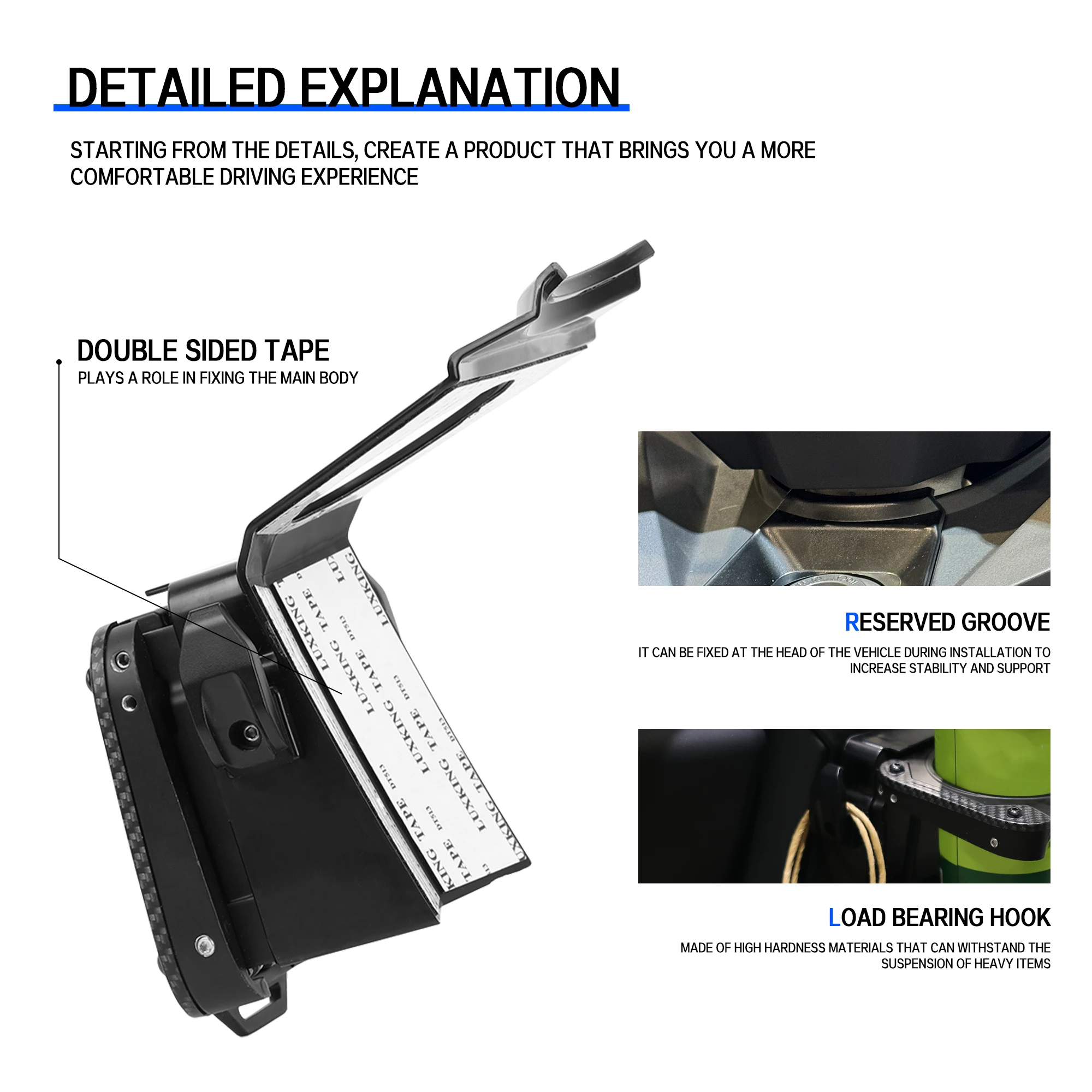 รถจักรยานยนต์วงเล็บพิเศษพร้อมขาตั้งสําหรับถ้วยน้ําสําหรับ BMW C400GT C400 GT เครื่องดื่มน้ําเครื่องดื่มถ้วยผู้ถือหมวกนิรภัย Hook