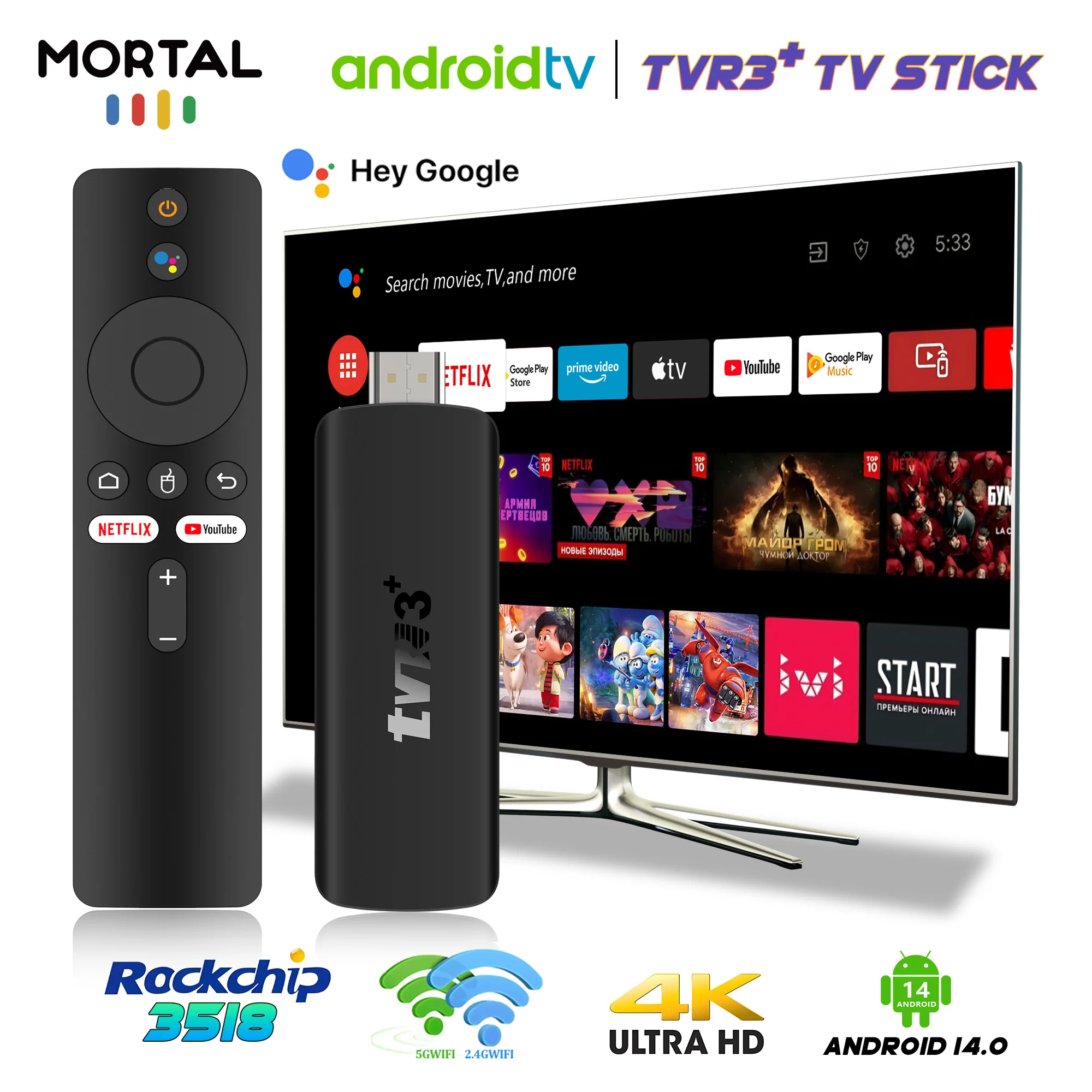Hot TVR3+ Android T…
