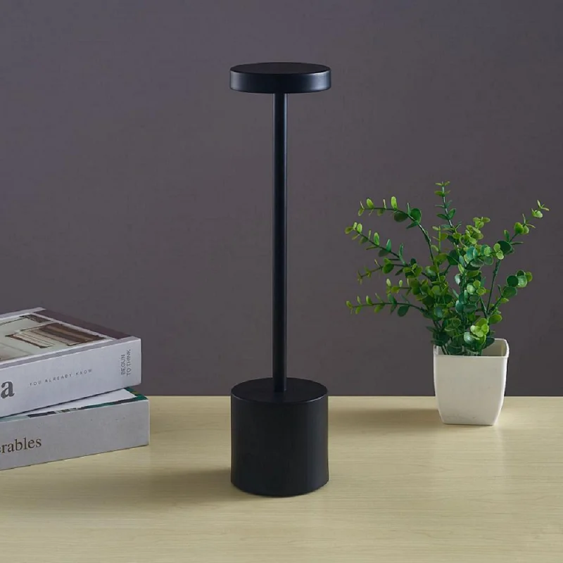 Rechargeable Touch Control LED Desk Lamp, 3 Color Modes Dimmable Portable Bedside Table Light, Creative Ambient Room Decor