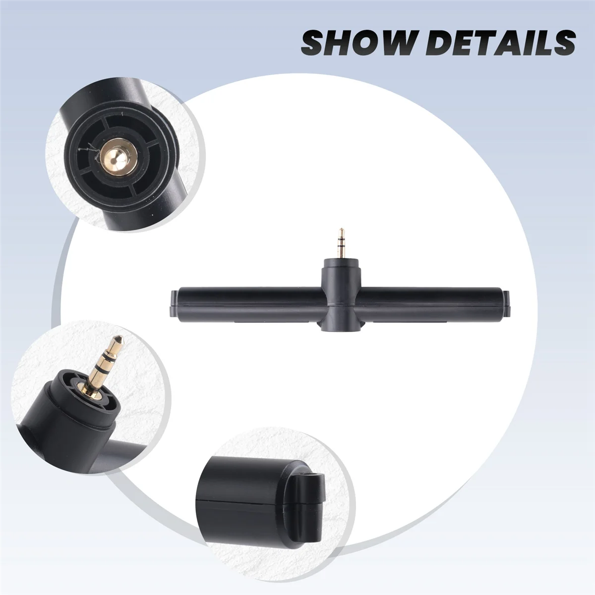 Medium Wave MW Antenna for HRD-C919 Radio with 3.5mm Connector T-Type Medium and Short Wave Antenna HLJS