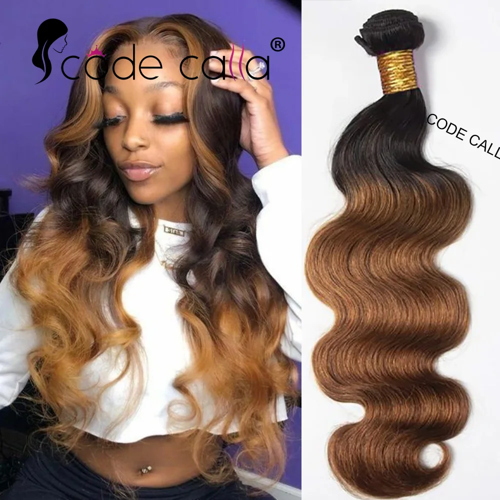 Bundles de tissage de cheveux brésiliens pour femmes, 100% cheveux humains, faisceaux avec fermeture, vague de corps colorée, extensions de cheveux humains bruts, dentelle 4x4