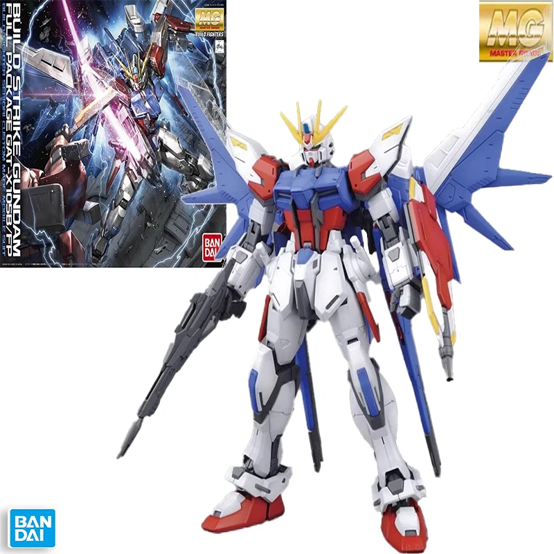 

Оригинальный Bandai Mg 1/100 Gat-X105B/fp Build StrikeGundam, аниме-персонаж, собранная модель, коллекция игрушек, детский подарок