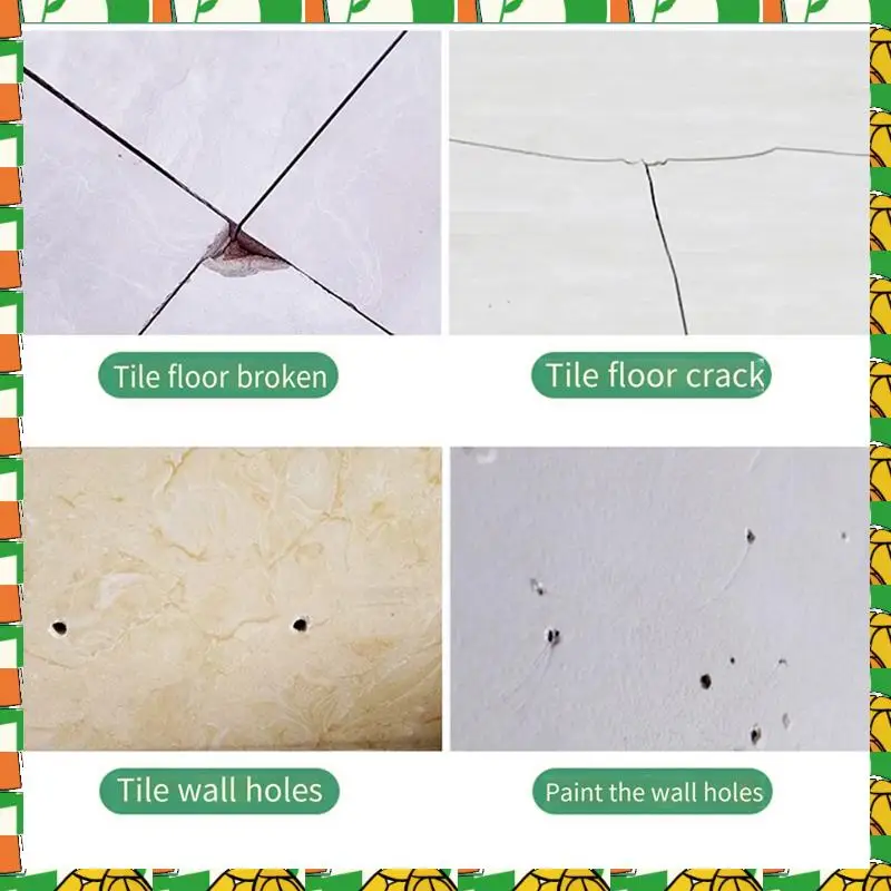 

Professional Tool Tile Repairing Tool Set Scratch Repairing Crack Fill Tile DIY Floor Repair Kit Fix Wax Scratches Mendi