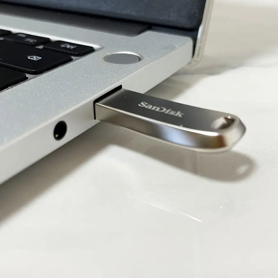 SanDisk أصلي 100% Ultra Luxe USB 3.2 فلاش درايف 32 جيجابايت 64 جيجابايت 128 جيجابايت 256 جيجابايت ذاكرة محمولة غطاء معدني كامل - 4