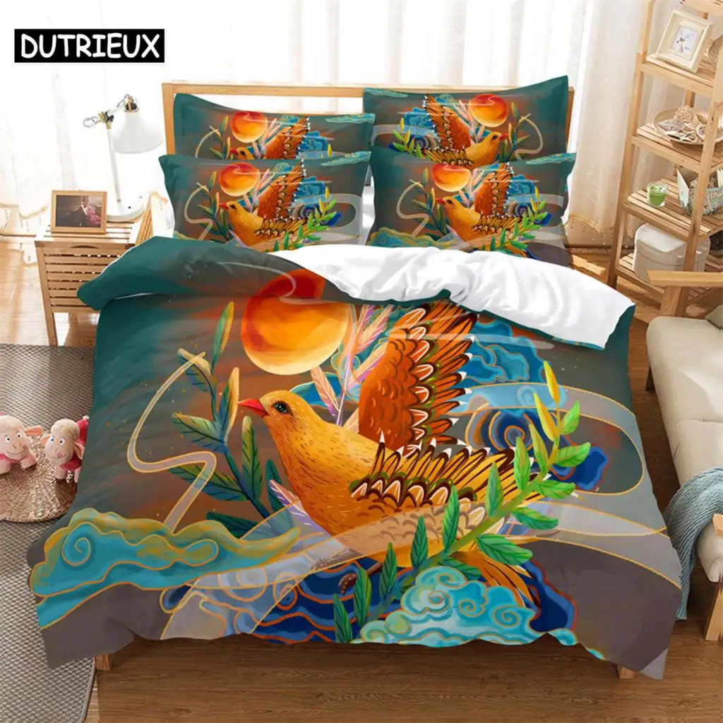 

Bird Bedding Set Duvet Cover Set 3d Bedding Digital Printing Bed Linen Queen Size Bedding Set Fashion Design bed cover set