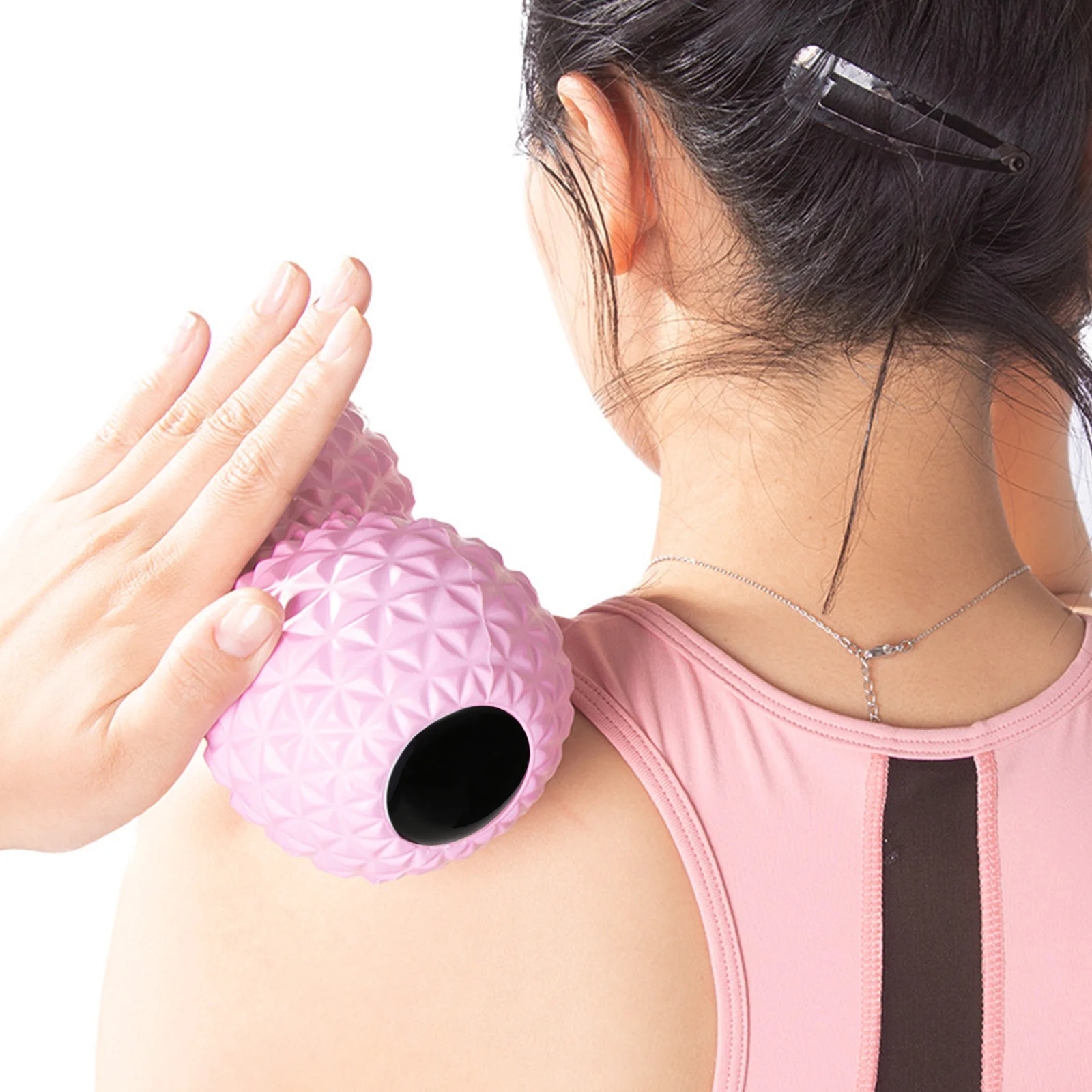 

Double Massage Ball Elastic Peanut Shape Deep Tissue Massager for Muscle Therapy Self Myofascial Release Trigger Point Neck