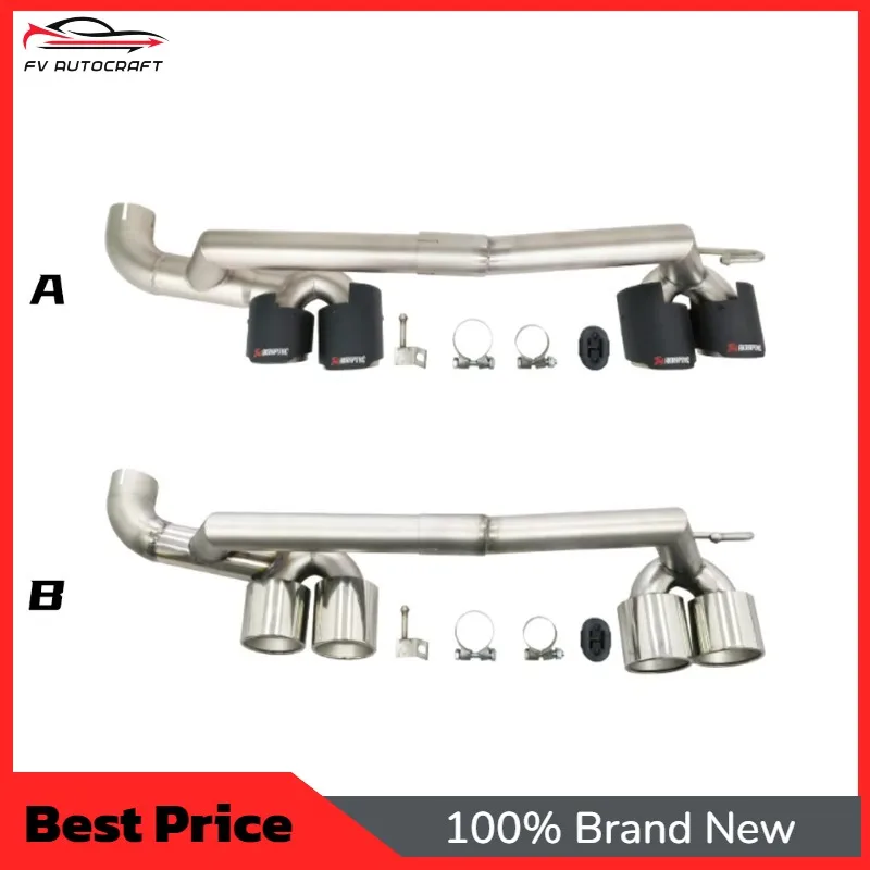 【2026】New Auto Car Body Part Exhaust Pipe For E90 2005-2012 Upgrade To M3 With Bumper And Single Interface