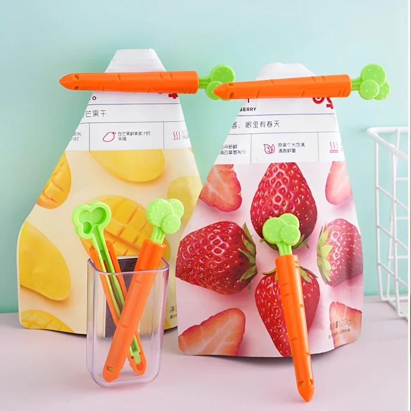 5/1PCS Sealing Clip Food Preservation Bag Clip Snack Fresh Food Storage Seal Bag Clips Sealer Clamp home Kitchen Storage Tool