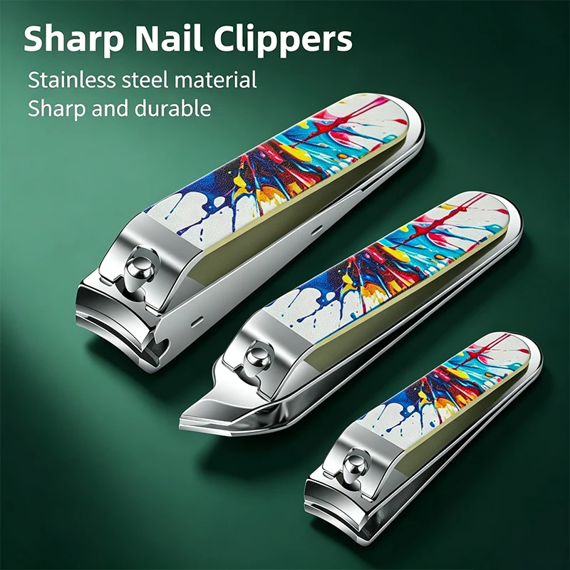 Professional Manicure Pedicure Kit 5/10 Pcs Stainless Steel Nail Clipper Set Multi-Functional Nail Grooming Tools With bag