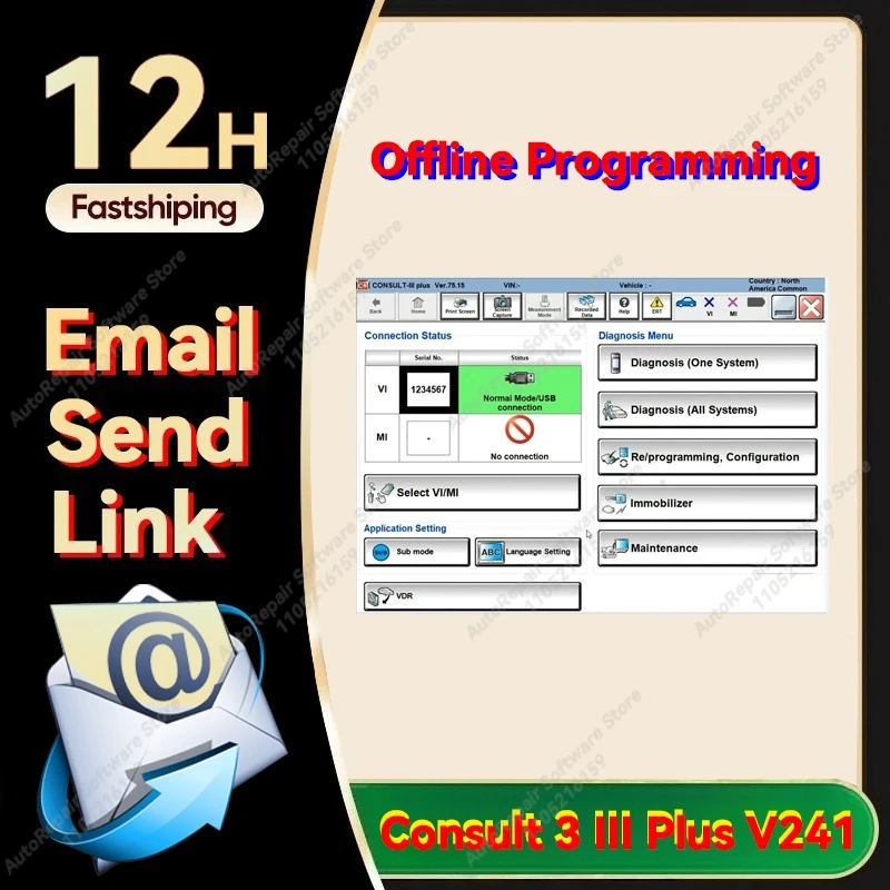 2025 استشر 3 III Plus V241 برنامج تشخيص السيارات 226 مبرمج مفتاح البرمجة غير المتصل #1