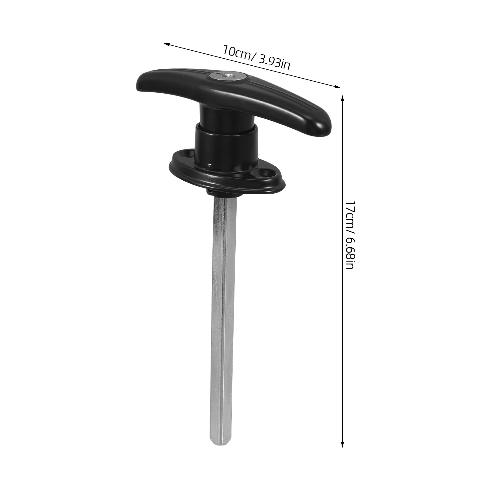 T-Typ-Griffschloss für Garagentor, robuste Zinklegierung, sicherer langer Schaft für die Aufbewahrung im Freien, Schuppen, Spielhaus, Hühnertraktor