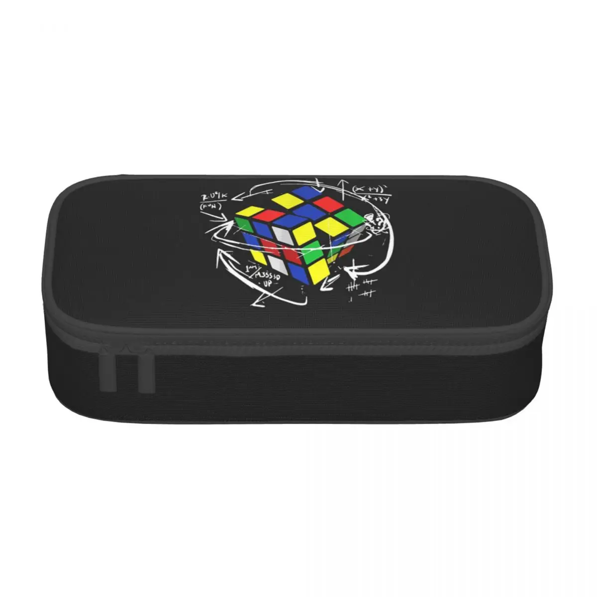 Custom Math Rubik Rubix Rubics Player Cube Pencil Cases for Girls Boys Large Capacity Math Lovers Pen Bag Box School Supplies