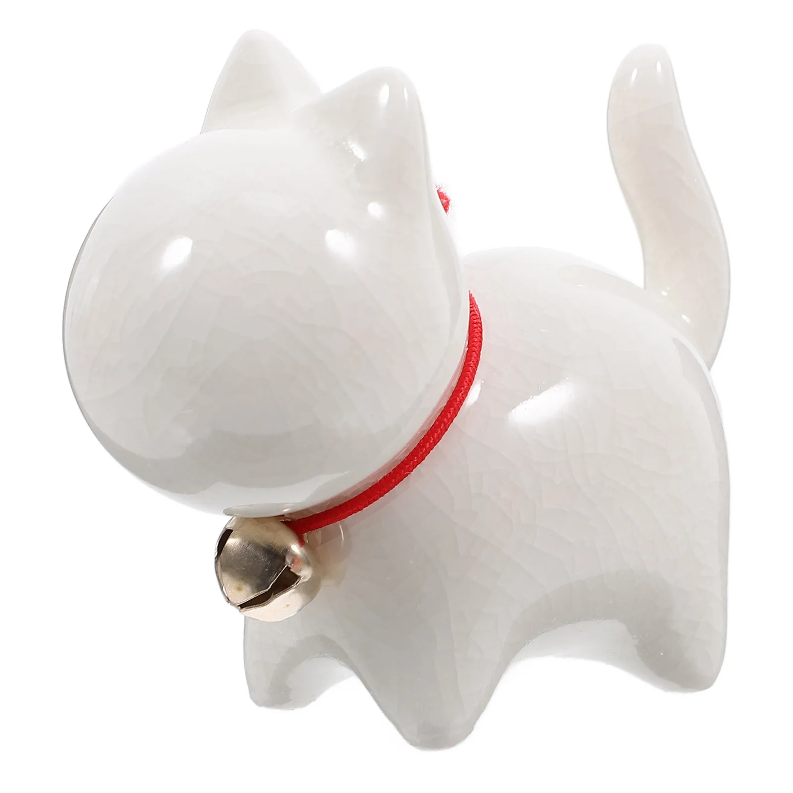 

Ceramic Mini Cat Sculpture Small Cute Desktop Tea Pet Animal Craft Delicate Table Ornament Ceramic Cat Figurine