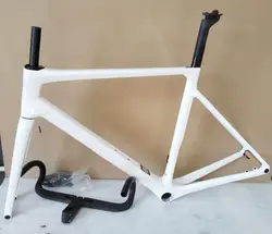 2025 Newest V4rs Frame road bike carbon frameset T1100 bicycle carbon frame disc brakes V4RS bike frame with handlebar