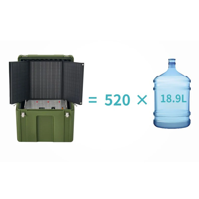Portable Mobile Emergency Water Purifier, Disaster Preparedness Level Emergency Drinking Water Supply Water Purification System