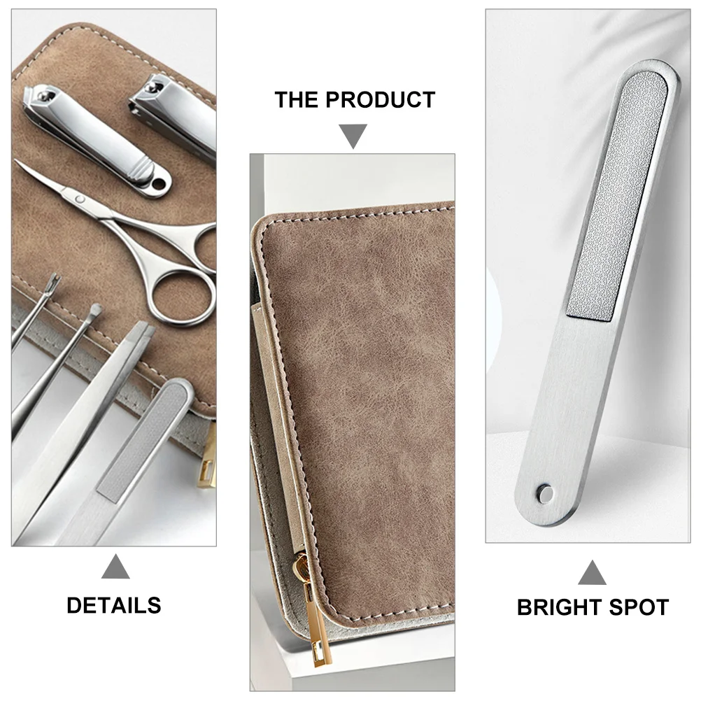

1Set Nail Clipper Kit Stainless Steel Manicure Set Professional Durable Grooming Tools for Home and Salon Use Manicure Tools