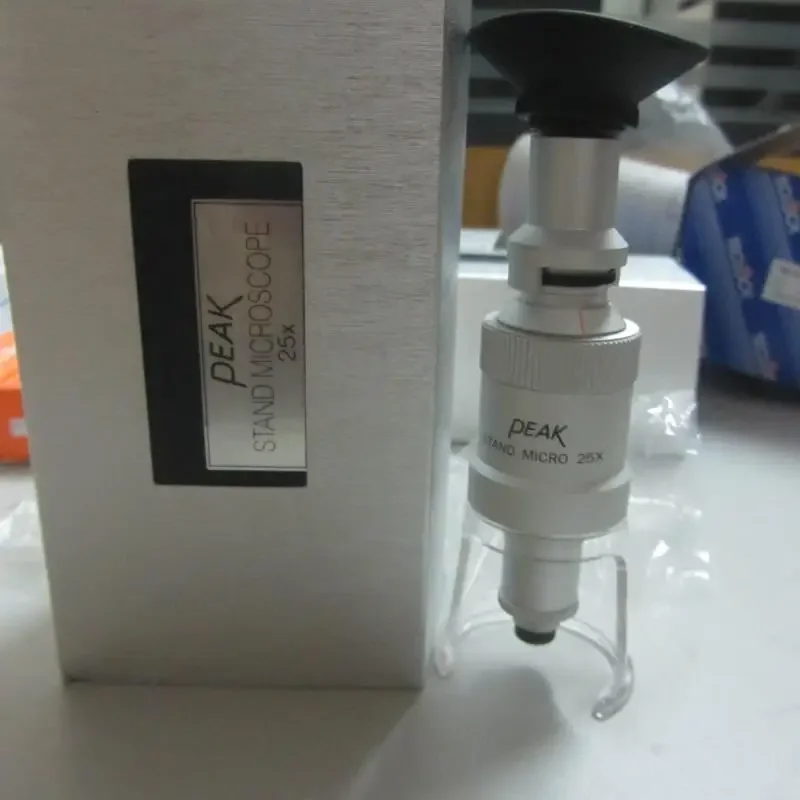 Hand held magnifier 2008-100X graduated microscope