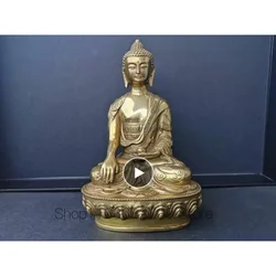 Tibet Tibetan Buddhism Shakyamuni Bronze Buddha Statue