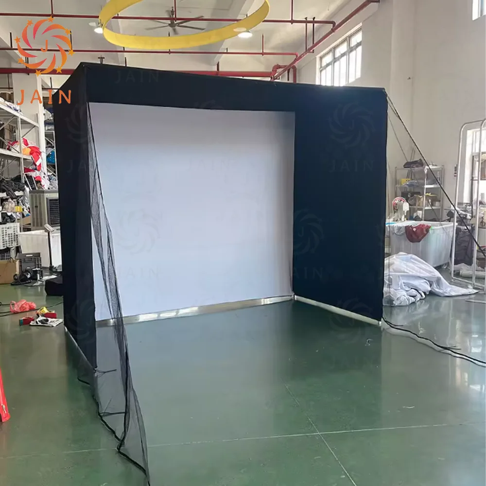 Customized Golf Simulator Enclosure Indoor SimulatorPerfect for Indoor Outdoor Hitting Training Golf Bay Impact Screen