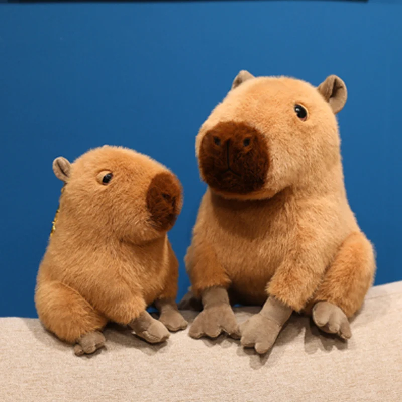 

12-30 Kawaii Cartoon Simulation Anime Dolphin Mouse Stuffed Animal Plush Toy Children's Capibala Handmade Doll Festival Gift