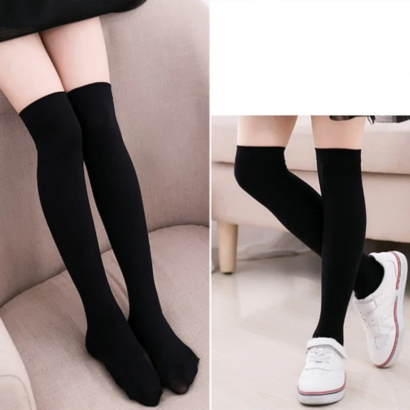 

Baby Boys Girls Sports Knee High Long Socks Velvet Thin Breathable Stripe Soft Kids Sock Children School Uniform Socks