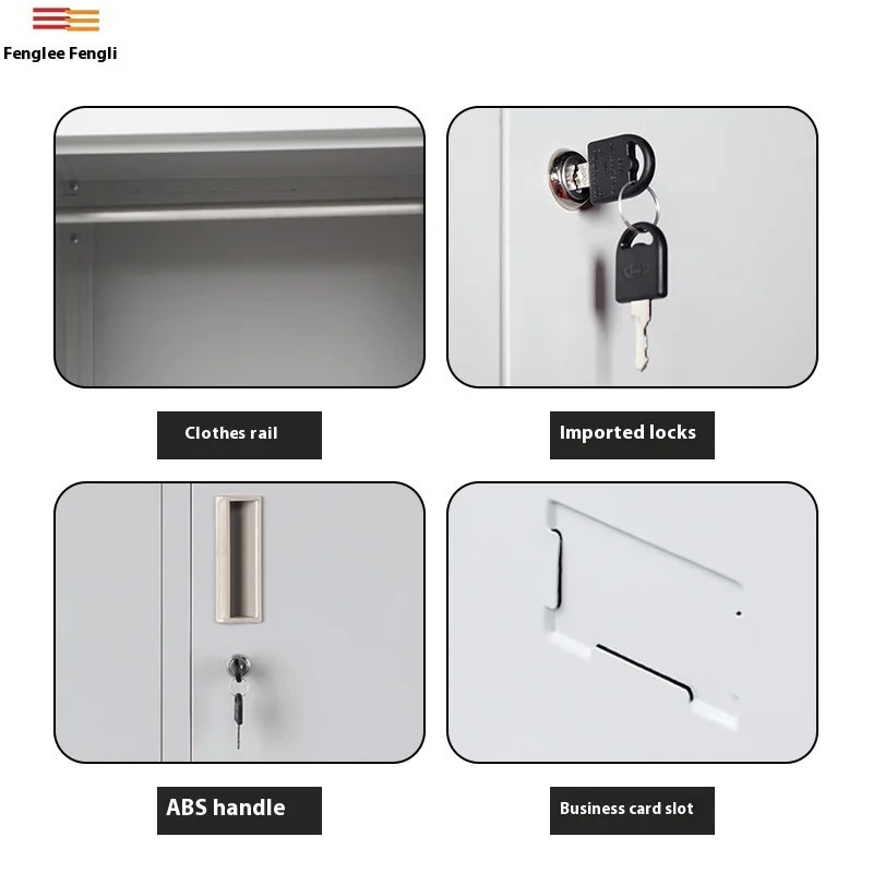 خزانة ملابس مسطحة مكونة من 12 بابًا مع أقفال مفاتيح إلكترونية باللون الرمادي لصالة الألعاب الرياضية أو خزانة أحذية تخزين الموظفين