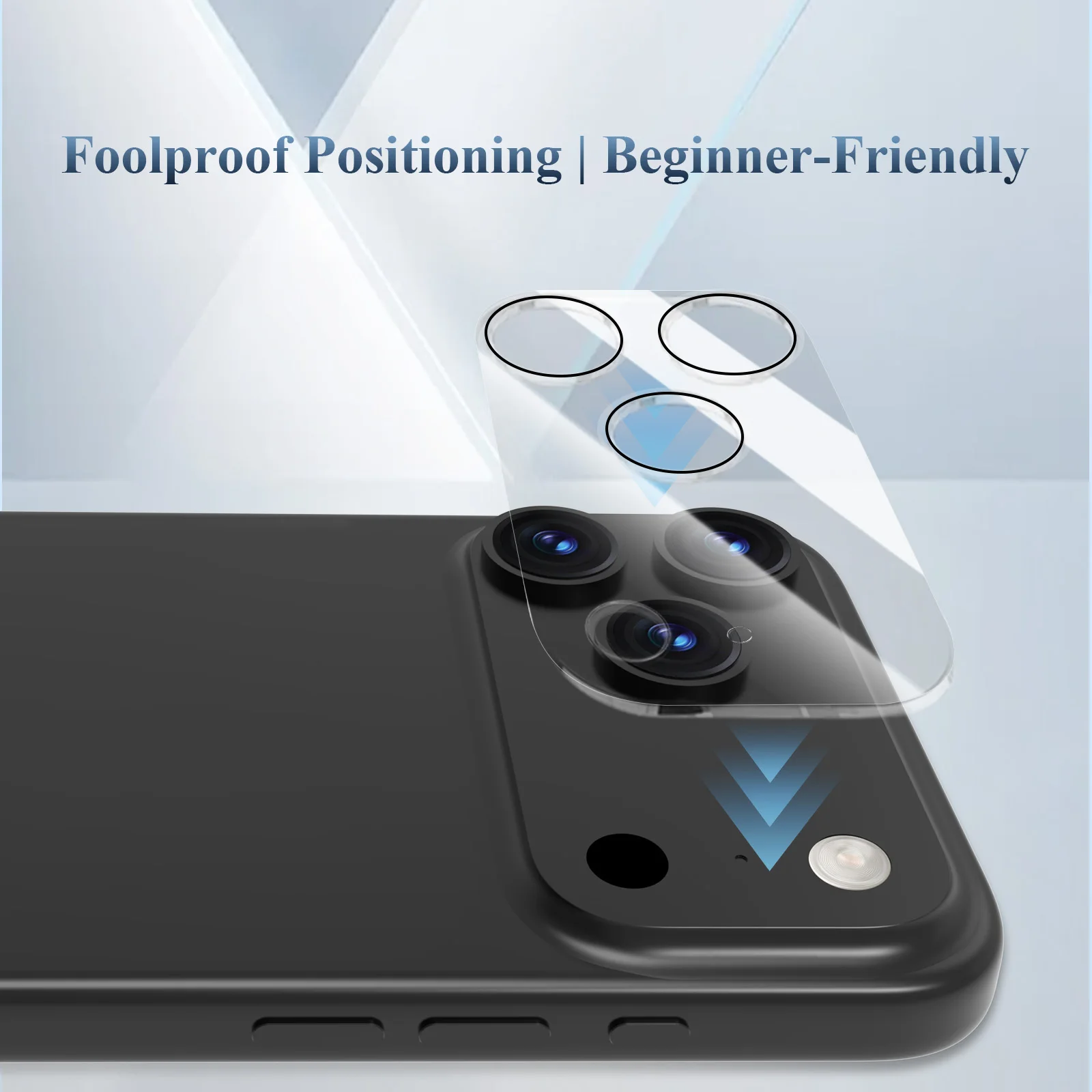 واقي عدسة الكاميرا من الزجاج المقوى من Lereach لهاتف iPhone 17 Pro Max / Air / 17 Pro مقاوم للخدش وشفاف عالي