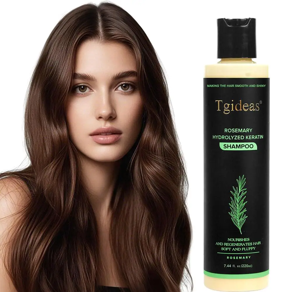 

Tgideas Scalp Relieving Shampoo Rosemary Keratin Nourish Repair Hair Regeneration Fluffy Soft Hair Care