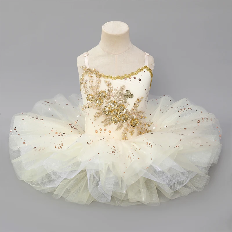 Children Ballet Tutu Skirt Professional Ballet Female Performance Clothes Girls Kids Swan Lake Tutu Pettiskirt Fairy Party Dress