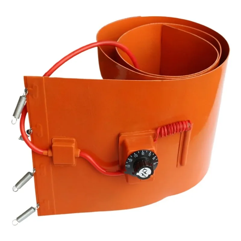 Oil drum heating belt Gas tank heating belt Rubber barrel Resin antifreeze silicone rubber 200L constant temperature heating