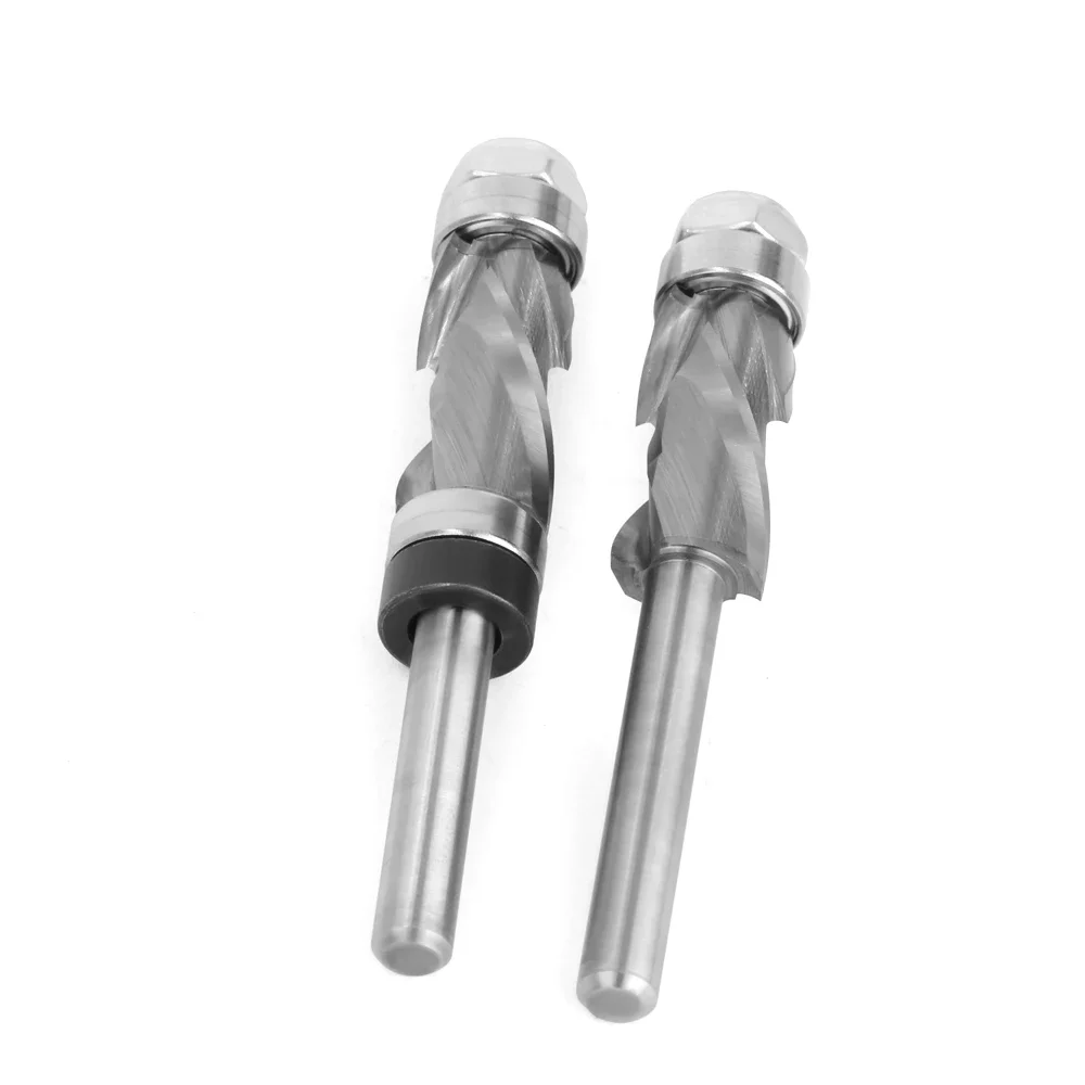 Imagem -04 - Lavie-cnc Router Bit para Carpintaria Shank Bearing Ultra-perfomance Compressão Flush Trim Carboneto Sólido End Mill 1pc Z07a