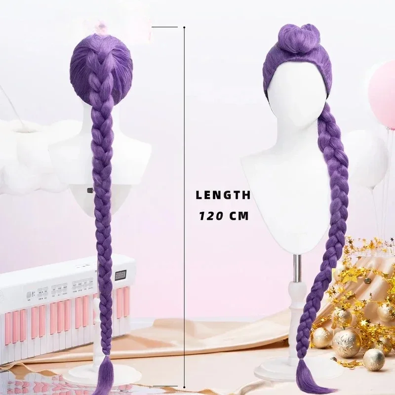 Halloween 2025 New Rumi Mira Zoey Cosplay Wig KPOP  Hunters Cosplay DokiDoki KPOP Huntrix Women Rumi Cosplay