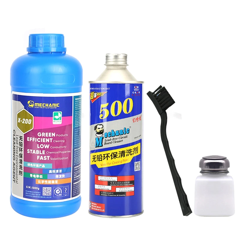 Mechanic Lead-free Soldering Flux Clean Liquid ,Phone PCB Board Repair Degreasing Oil Cleaning Agent Soldering Stain Remover