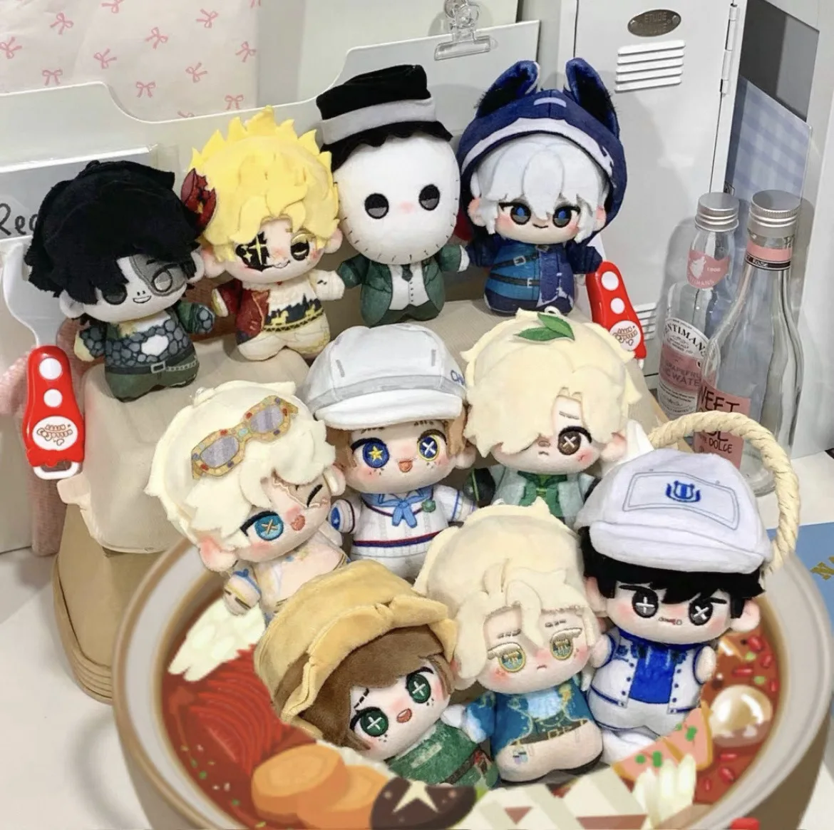 Autêntico 10cm algodão boneca joseph compositor brinquedo de pelúcia para fãs filme & tv prisioneiro departamentos investigador presente animal de pelúcia