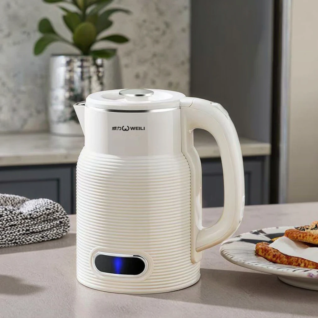 1500W Custom Electronic Kettle Portable Household Appliance Temperature Control Best-Selling 220V Factory Kitchen