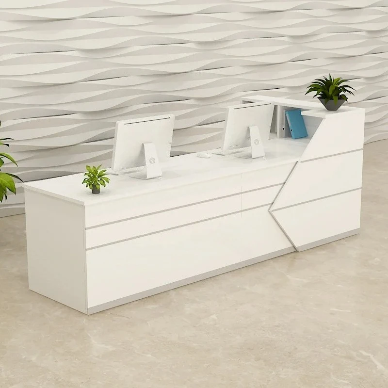 Company Front Desk Reception Desks Nordic Furniture Creative Bar Table