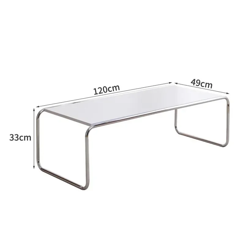 Stainless Steel Simplicity Coffee Table Modern  Metal Unique Coffee Table