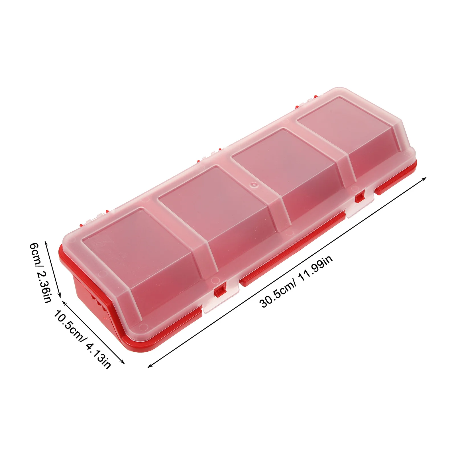 2Pcs Parts Storage Box Plastic Screw Organizer Portable Compartment Case Small Portable Screw Storage Box Parts Organizer