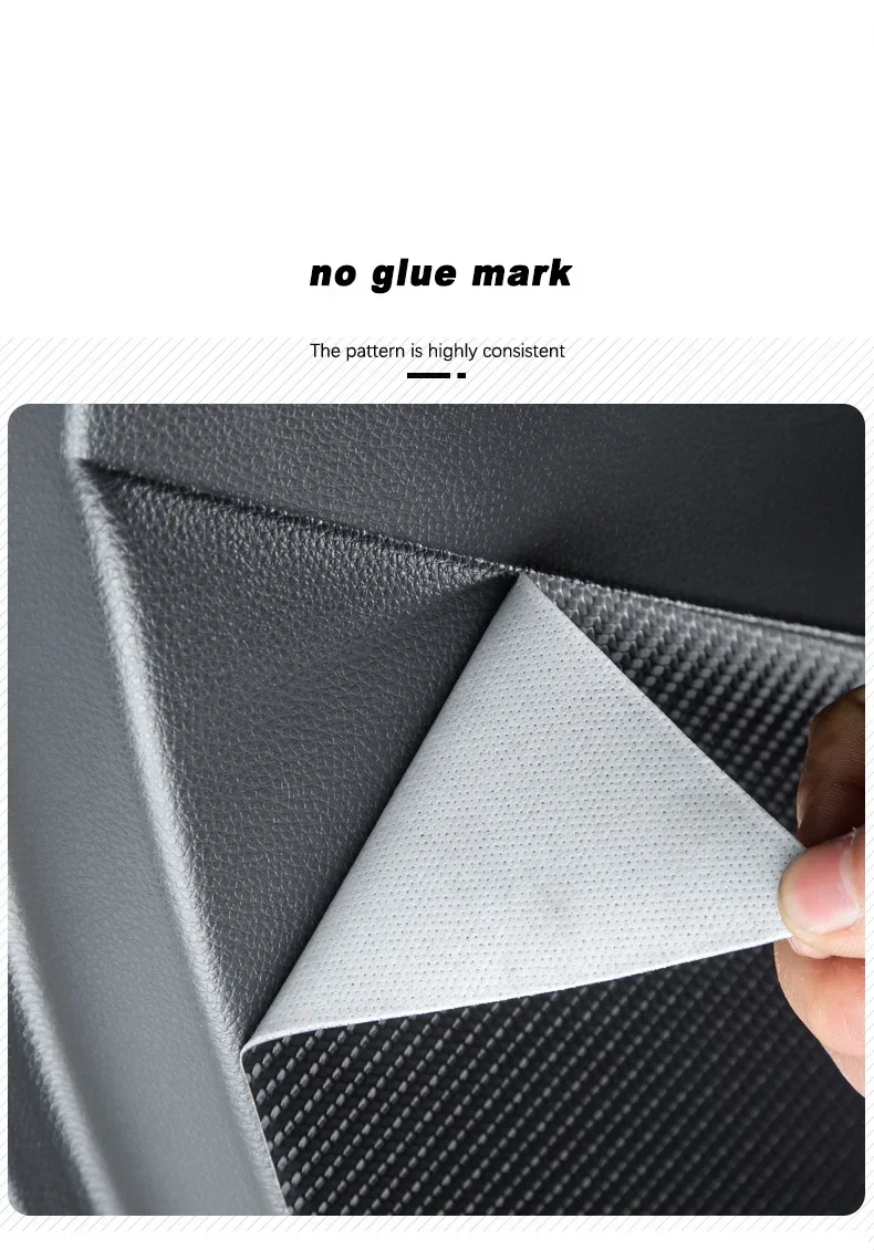 carbon fiber leather car door anti-kick mat protective pad for exceed TLX VX 2020 2021 2022 2023 interior accessories decoration