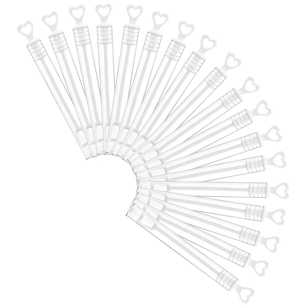 18 قطعة من أنابيب عصا الفقاعات القابلة لإعادة الملء، متينة وآمنة وخفيفة الوزن للأطفال في حفلات الزفاف الصيفية، عصا الفقاعات الفارغة الممتعة #3