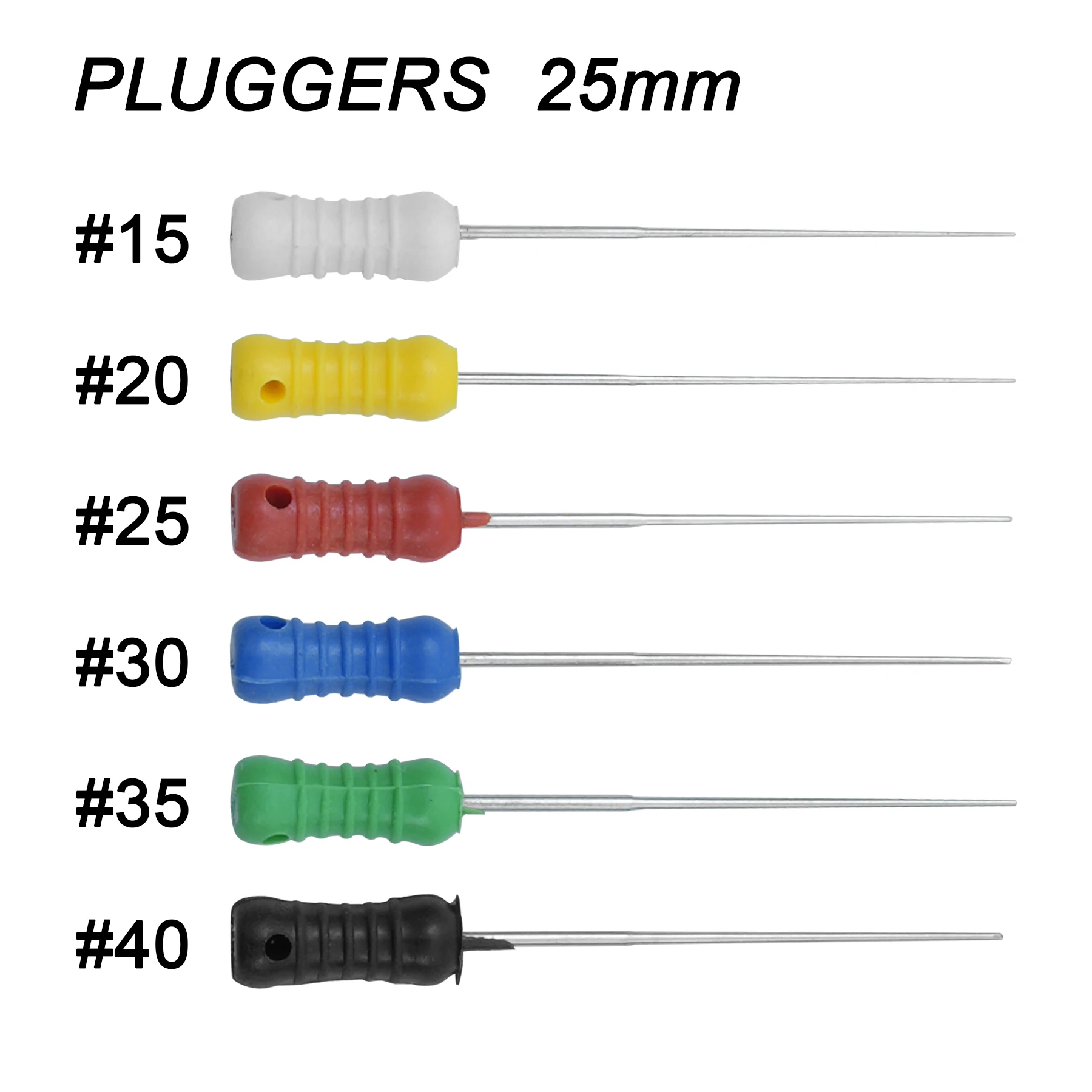 

6Pcs/Box Well CK Dental Pluggers Root Cannal Endo File Hand Use 25mm Stainless Steel Endodontic Instruments Dentistry Drills