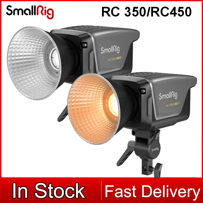 

SmallRig RC350B RC350D RC450B RC450D COB LED Video Light Photography Lights for Live Streaming Photo Video Recording