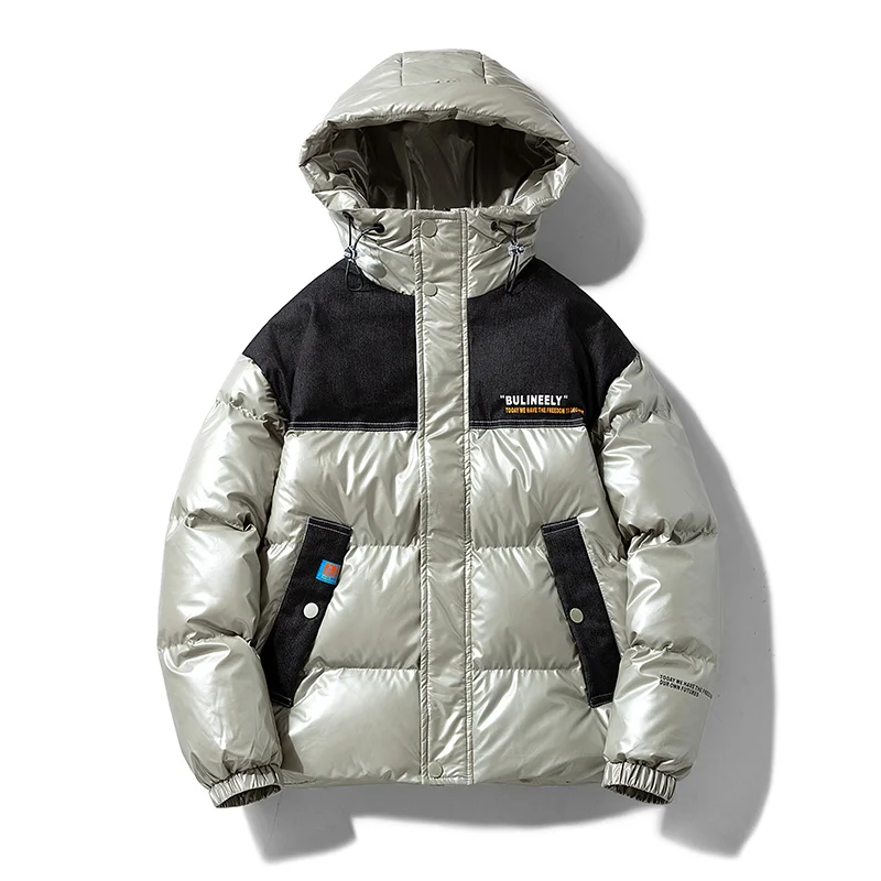

Winter 2023 New Hooded Parkas Men Casual Thicken Jacket Loose Style Outwear Waterproof Warm Male Coat Clothing Oversize 4XL