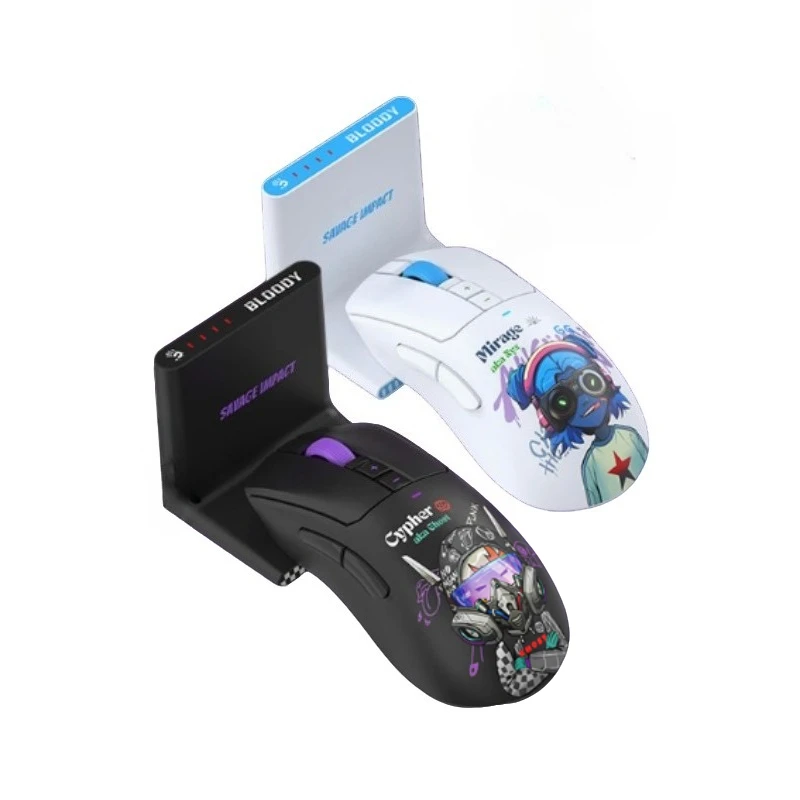 

A4Tech Bloody Savage Impact R72PRO Wireless Mouse PAW3395 Lightweight Professional Valorant E-sports Gaming Mouse PC Gamer Gifts