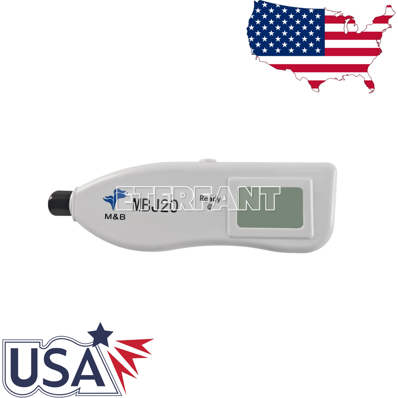 

ETERFANT M&B J20 Ручной тестер беседки для новорожденных, бедроубинов, портативный измеритель жетона, ЖК-дисплей