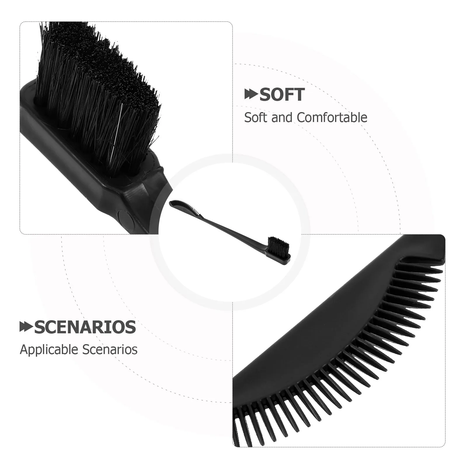 5 pz Doppia Testa di Trucco Per Sopracciglia Che Modella Tintura Dei Capelli Mascara Applicazione Mini Spazzola Per Capelli Strumento di Laminazione Delle Sopracciglia Trucco A Doppio Faccia