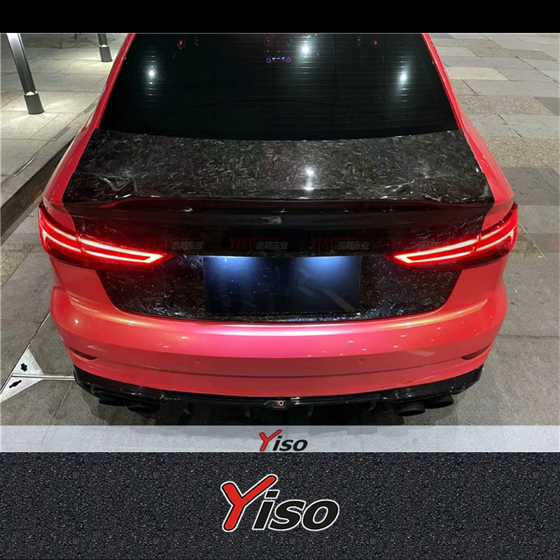 

Suitable for S3 trunk lid carbon fiber trunk lid RS3 trunk lid RS3 S3 Modified encirclement OEM trunk lid