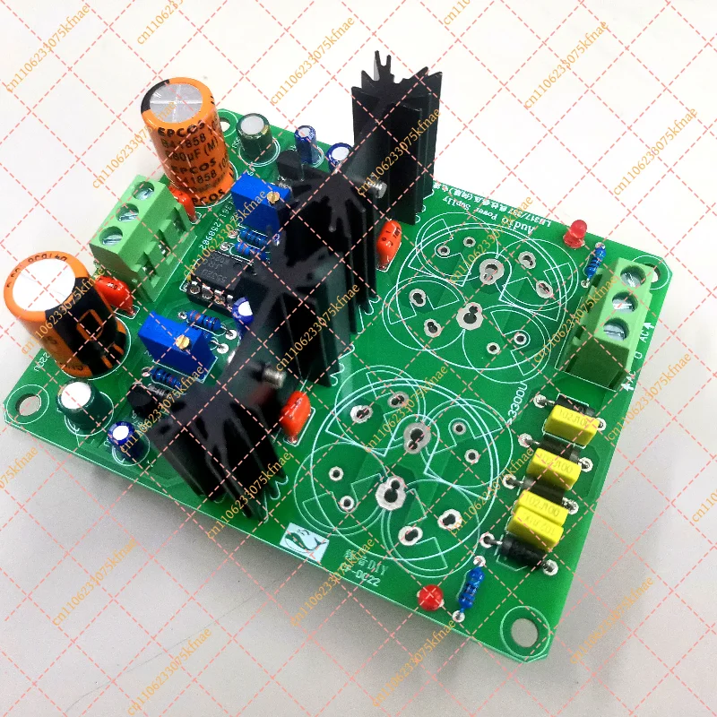 High-End LM317/337 Active Servo PSU Module - Precision Linear Power Supply with LF353 Op-Amp for Audiophile Equipment