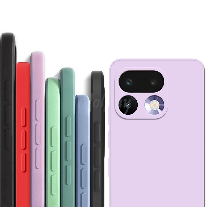 Für Realme 16 Pro Plus Hülle Flüssiges Silikon Einfarbiger Gummi Realme 16 Pro Plus Hülle TPU Sturzsicherer Schutz Realme 16 Pro Hülle – Detail 1