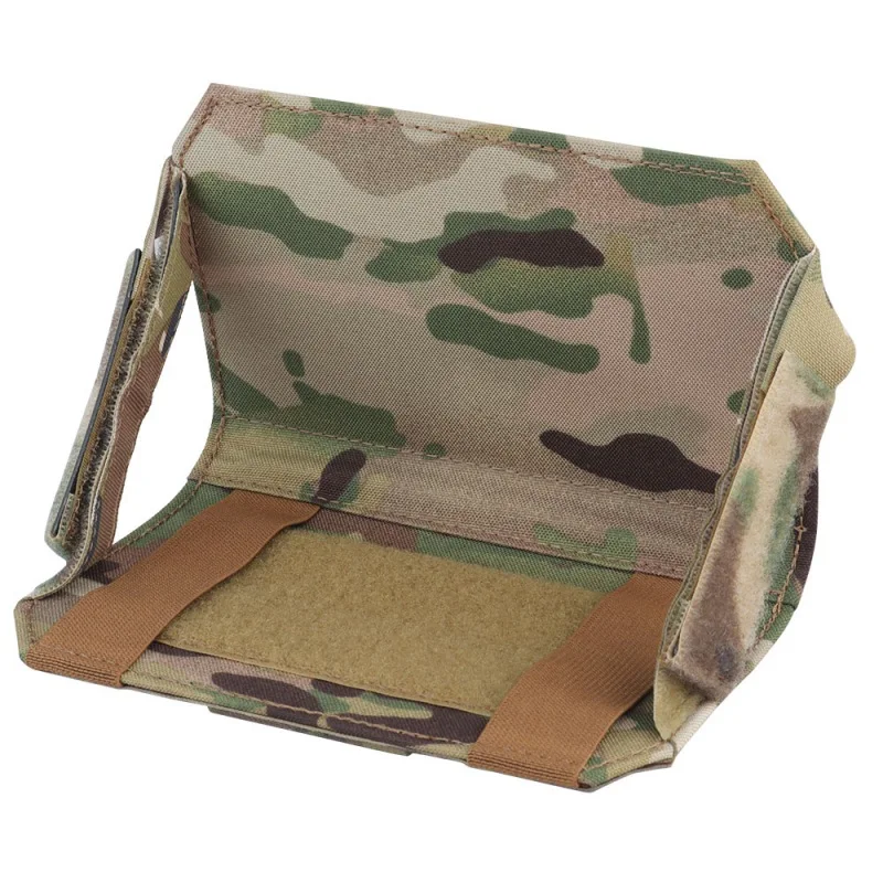 Outdoor Molle Folded Cellphone Navigation Board Mobile Phone Rack Tactical Chest Bag Map Case Admin Panel Airsoft Gear